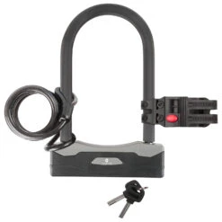 M-Wave Bügelschloss Mit Spiralgabel B & S - Fahrradschloss -Contec Verkäufe m wave buegelschloss mit spiralgabel b s fahrradschloss detail 5