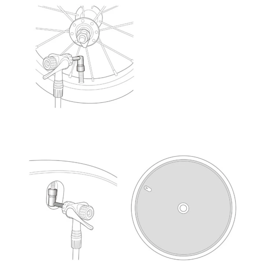 Topeak Pressure-Rite Presta Valve Adapter - Standpumpe 2 Topeak Pressure-Rite Presta Valve Adapter - Standpumpe – Bild 2